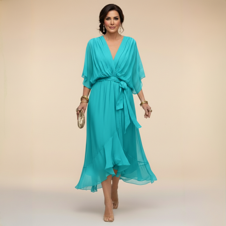MONICA | V-neck dress