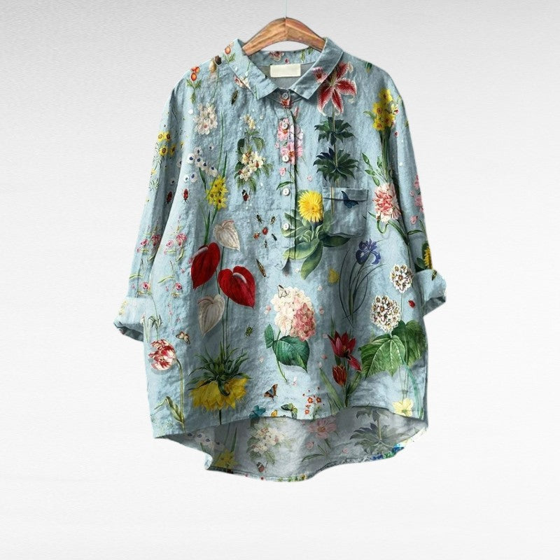 Béatrice | Chemise Fleurie Brise du Matin
