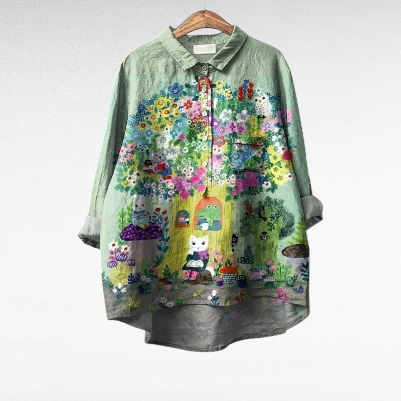 Caroline | Chemise Colorée Esprit Festif