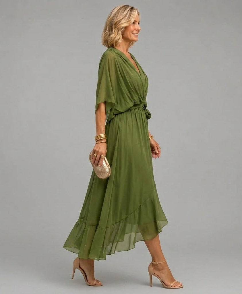 MONICA | V-neck dress