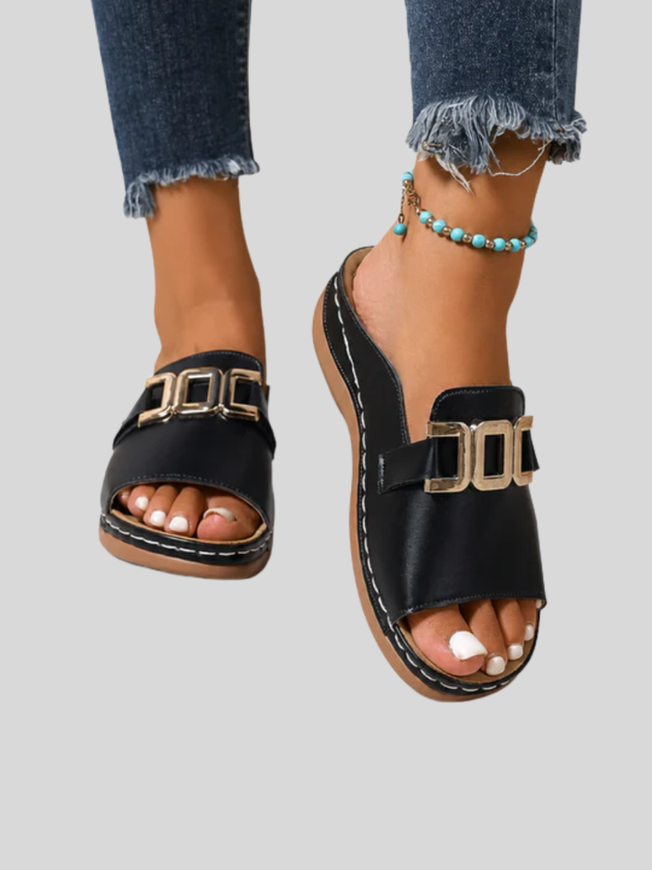 ADELE | Orthopaedic wedge heel sandals