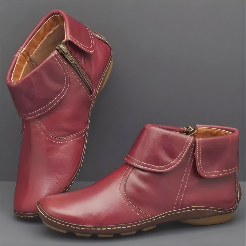 Dorthy | Bottines Orthopédiques Imperméables en Cuir