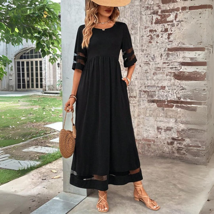 CERELIA | Flattering Tummy-Smoothing Midi Dress