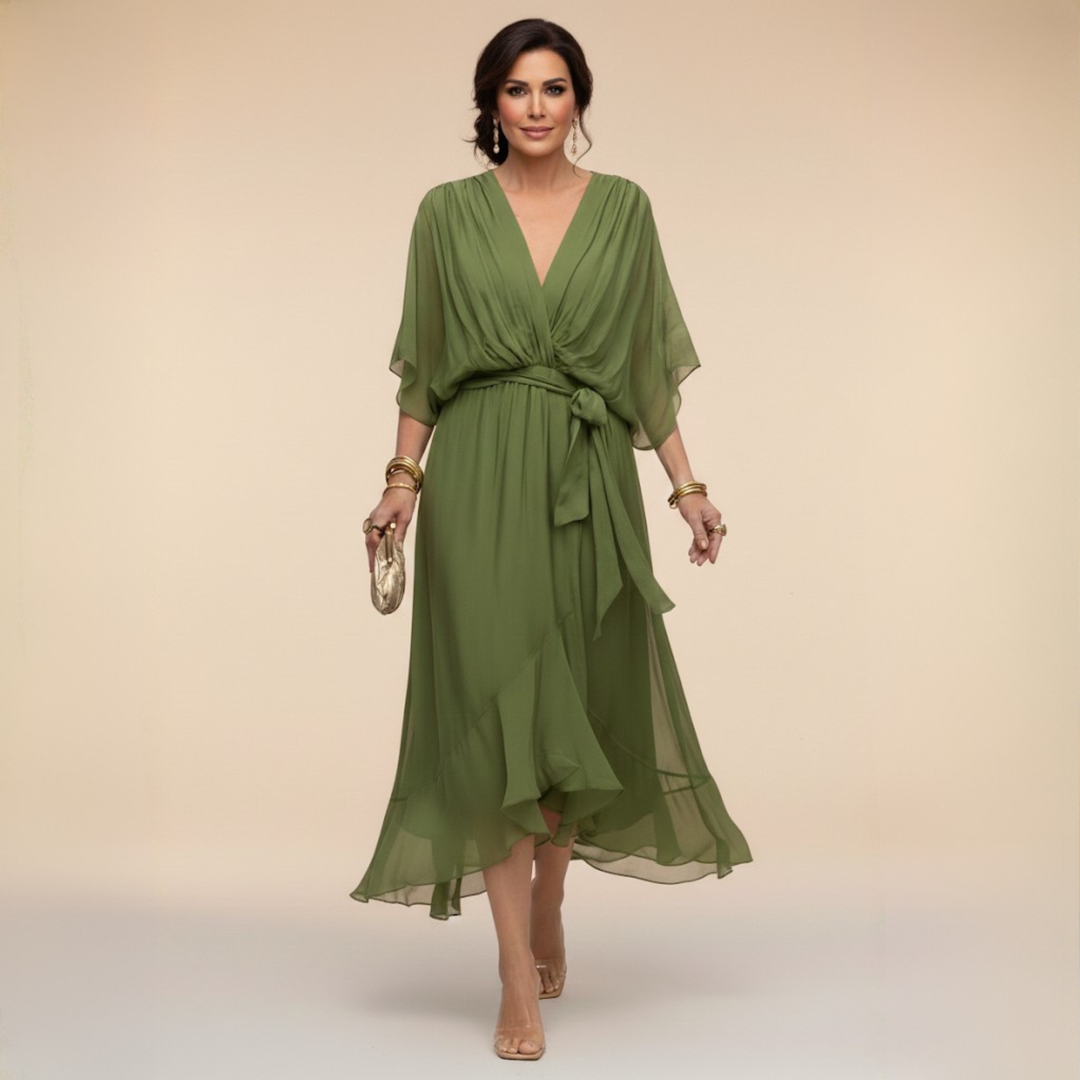 MONICA | V-neck dress