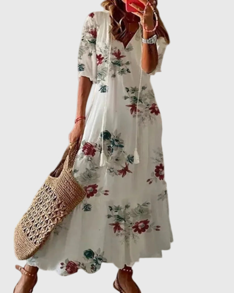 RAMONA | Boho Vintage Maxi Dress