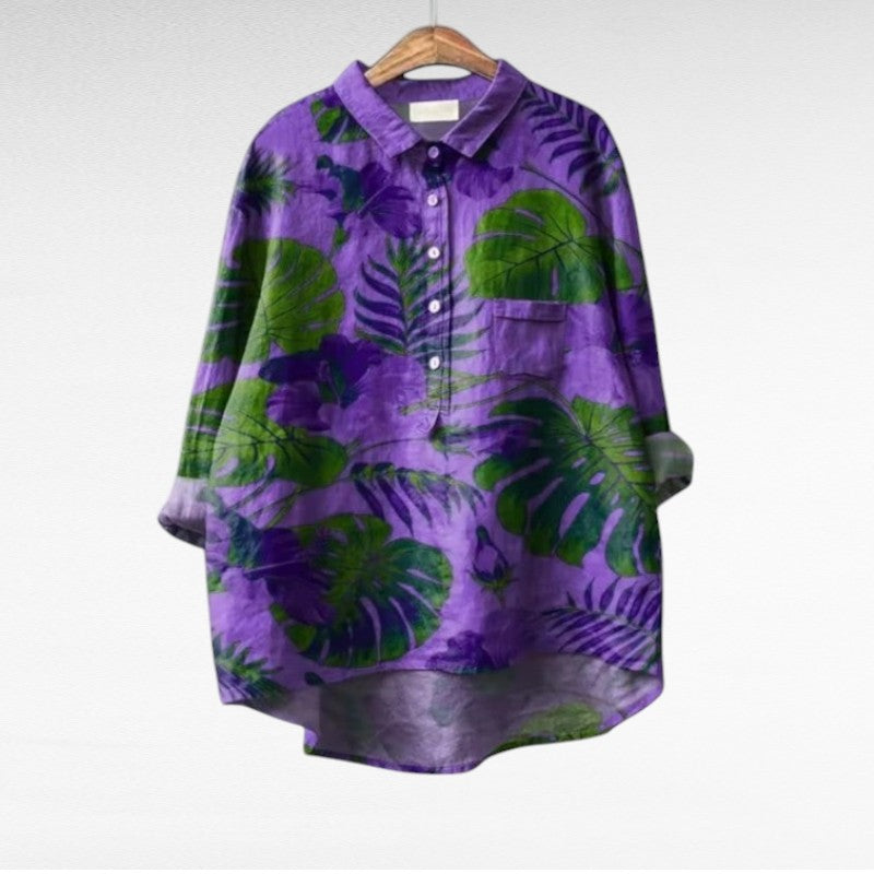 Anaïs | Chemise Violette Âme Libre