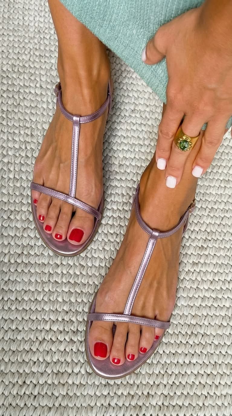 ROSALBA | Golden Sandals Spring