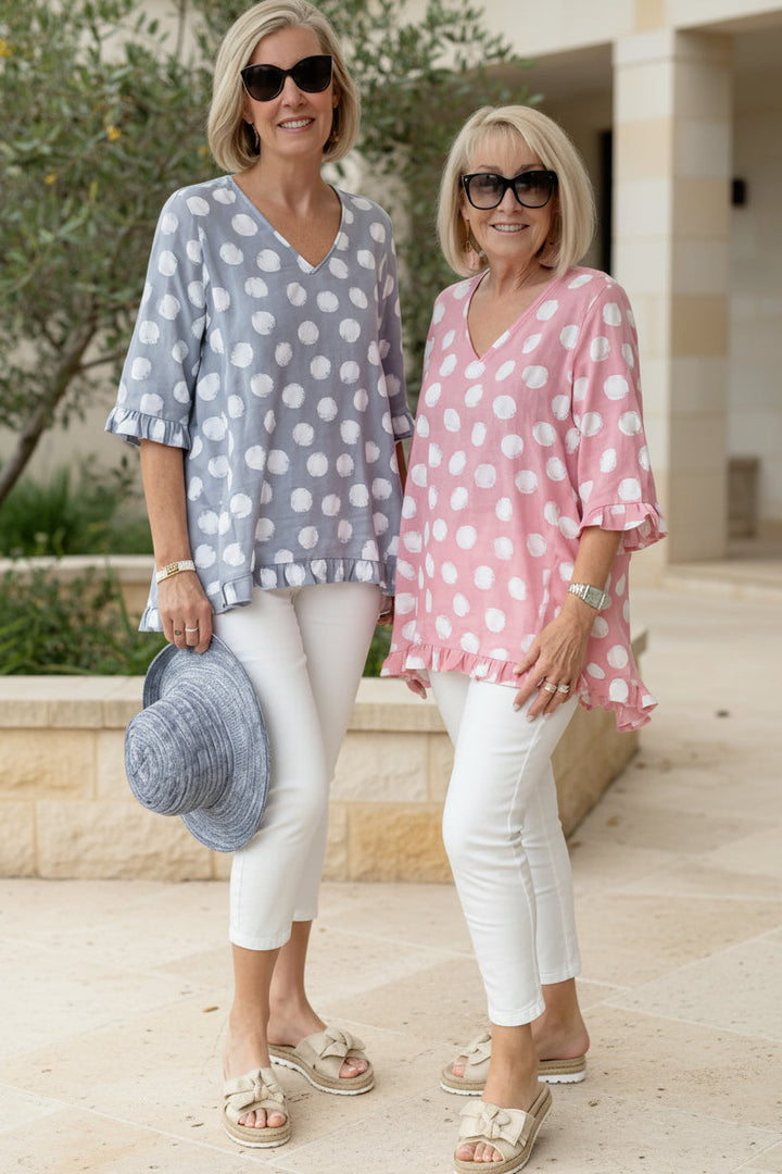 MARINA | Printed Vintage Top