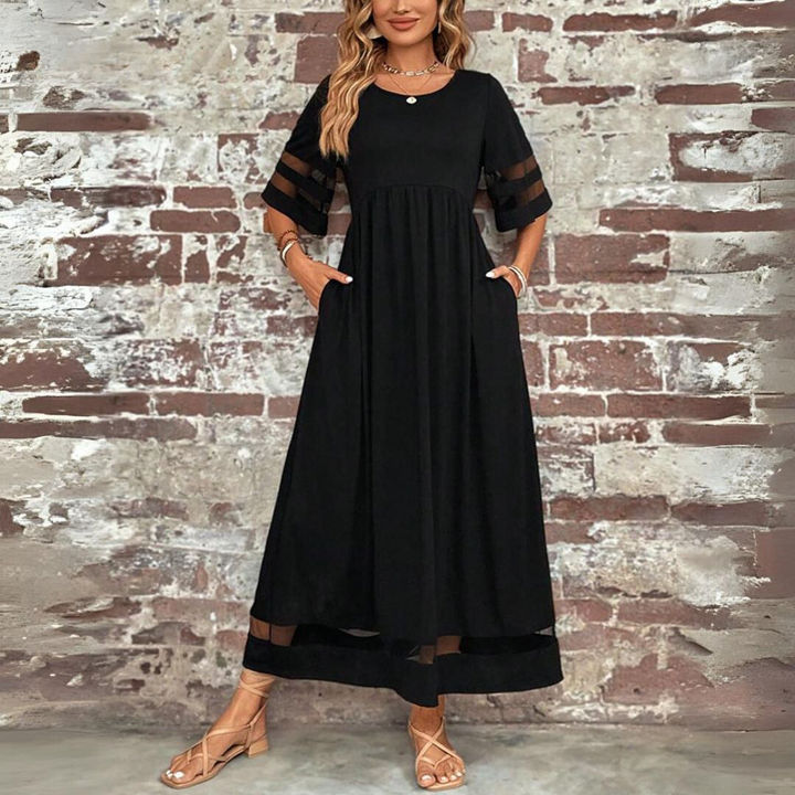 CERELIA | Flattering Tummy-Smoothing Midi Dress