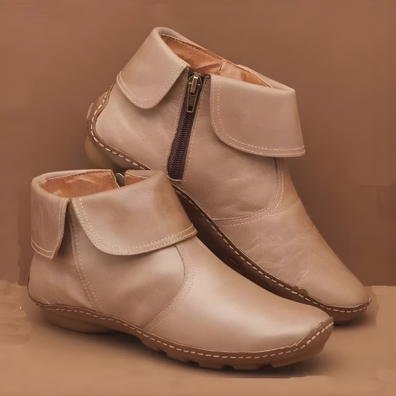 Dorthy | Bottines Orthopédiques Imperméables en Cuir