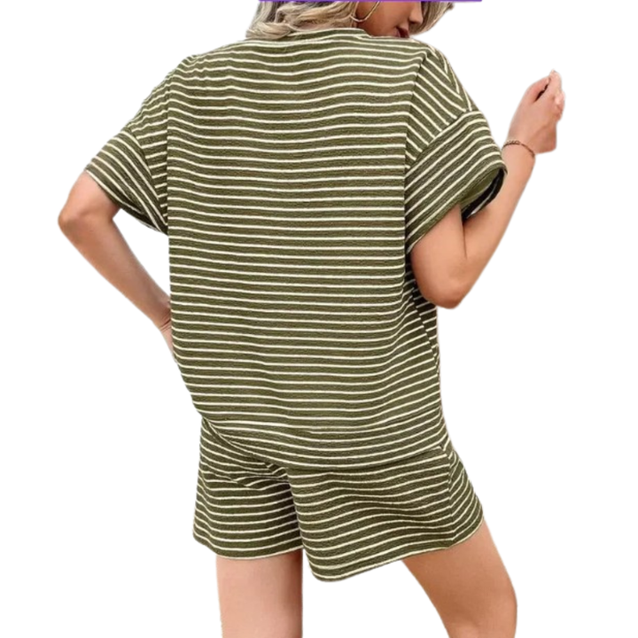 TOOTSIE | Striped Drawstring Lounge Set