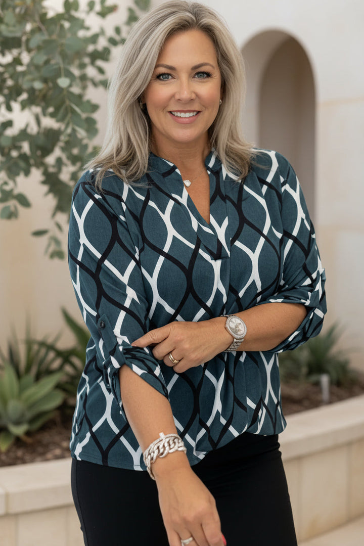 HELEN | Modern Pattern Top