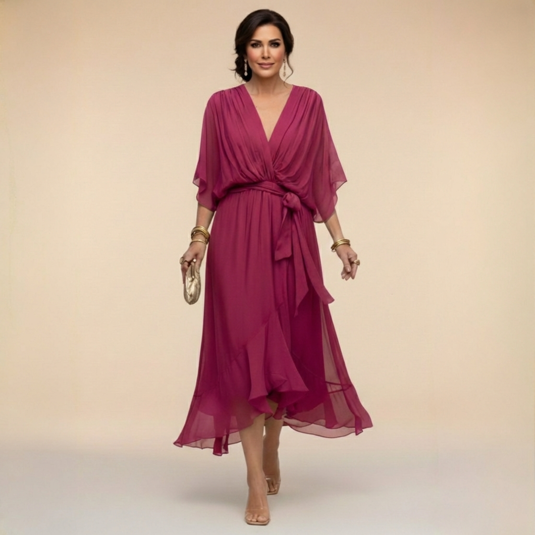 MONICA | V-neck dress