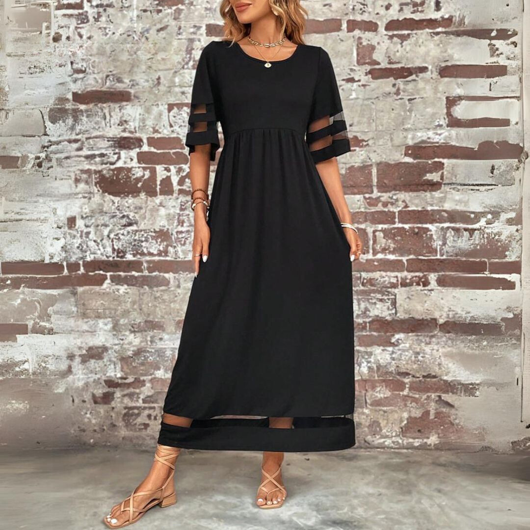 CERELIA | Flattering Tummy-Smoothing Midi Dress