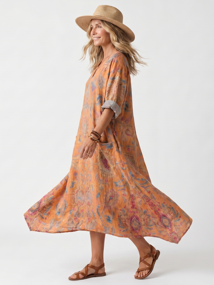 REMI | Relaxed Pocket Midi Dress
