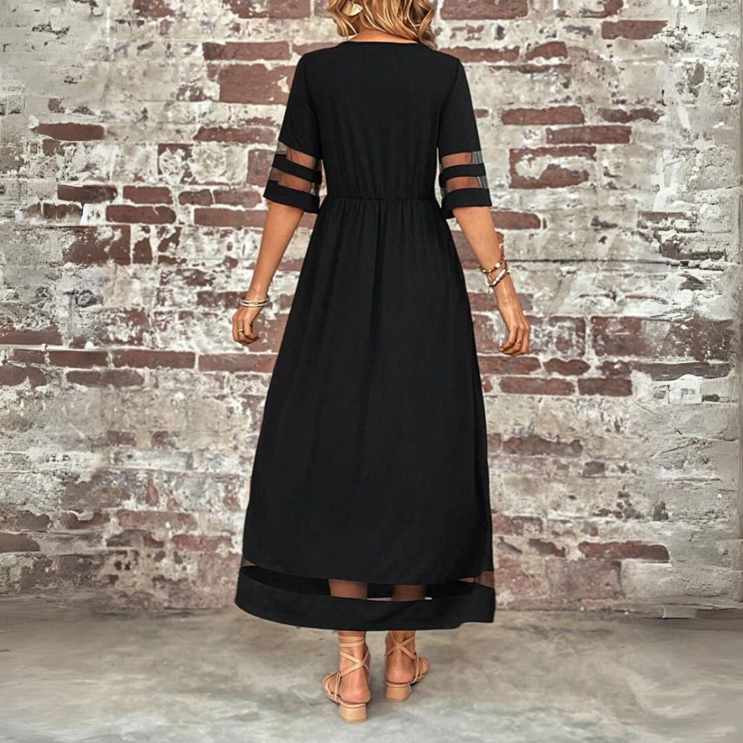 CERELIA | Flattering Tummy-Smoothing Midi Dress