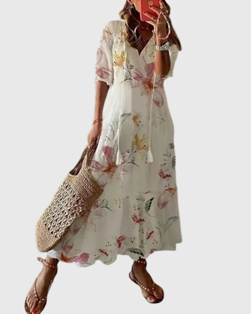 RAMONA | Boho Vintage Maxi Dress