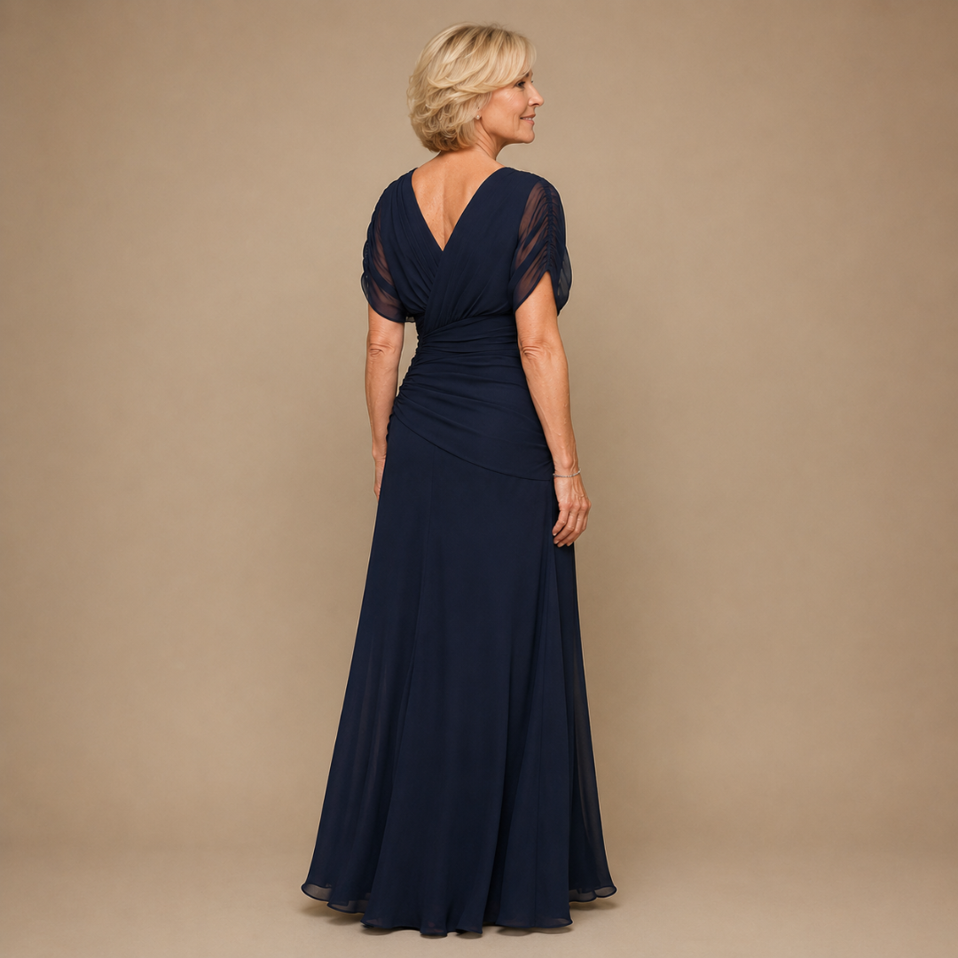 AVERY | Elegant Blue Dress