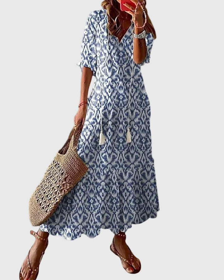 RAMONA | Boho Vintage Maxi Dress