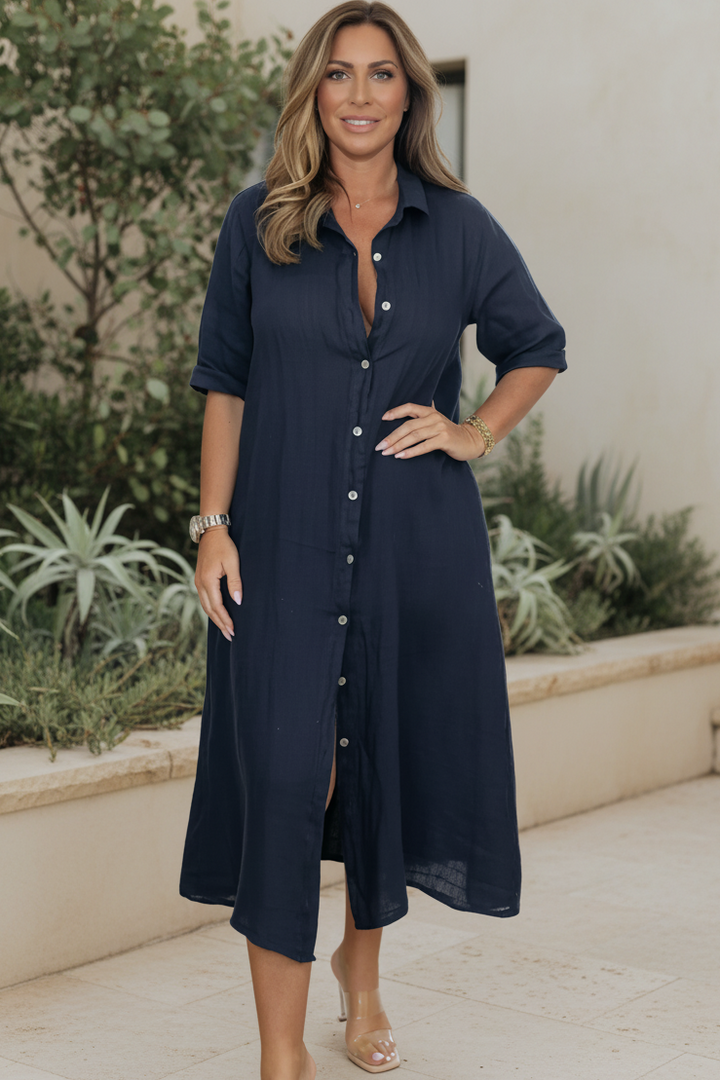 MILDA | Elegant Shirt Dress