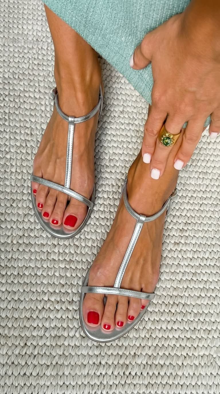 ROSALBA | Golden Sandals Spring