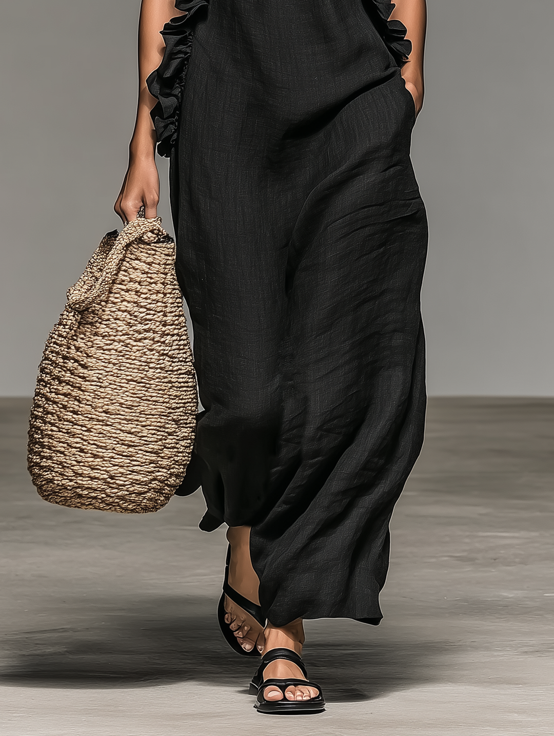 LUNA | Maxi Dress with Pockets