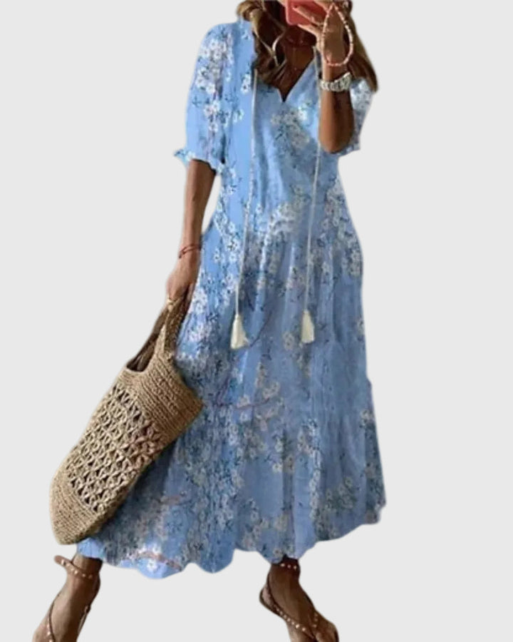 RAMONA | Boho Vintage Maxi Dress