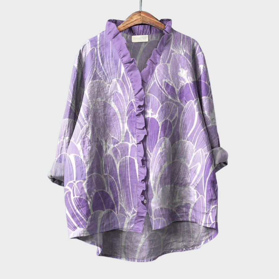 Lara | Chemise Violette Mystère