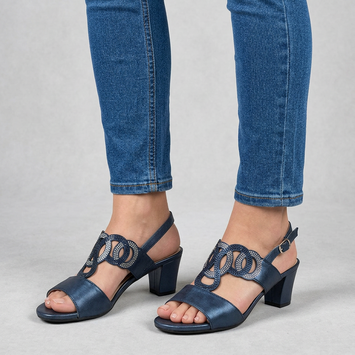 GINA | Comfortable Women's Sandal with Heel