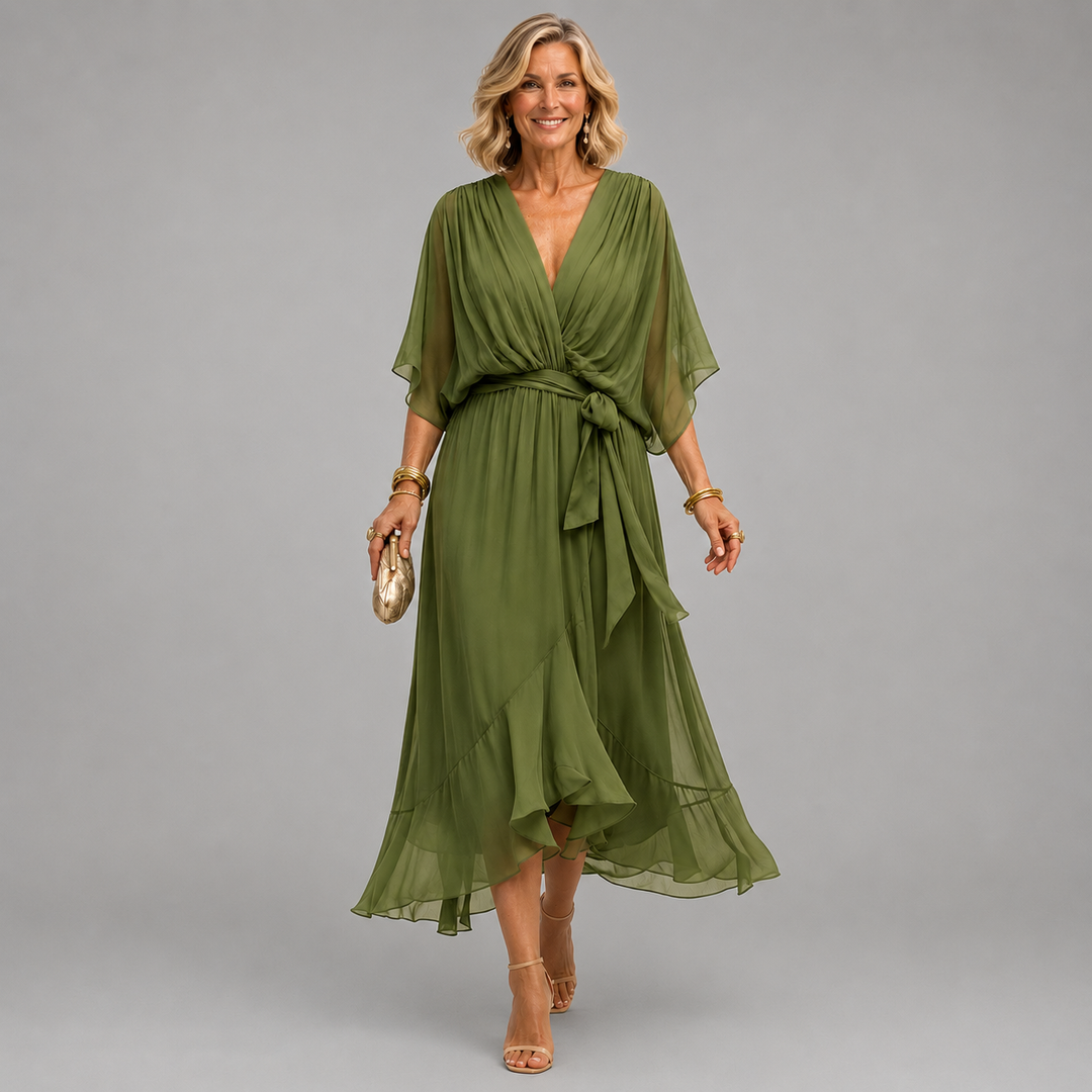 MONICA | V-neck dress