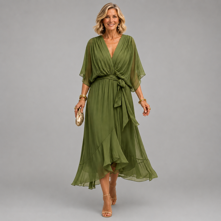 MONICA | V-neck dress