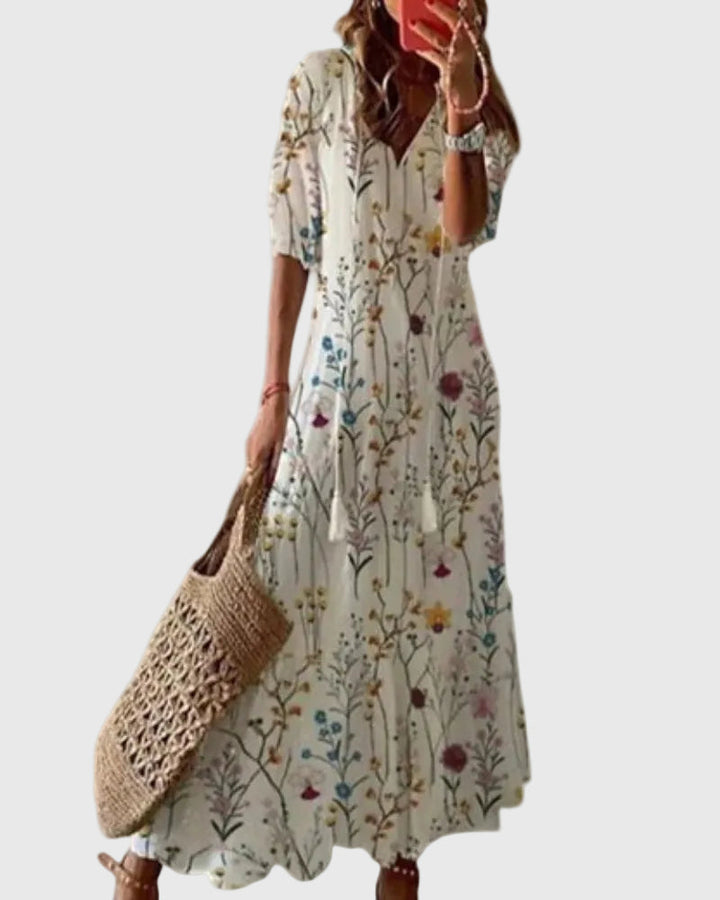 RAMONA | Boho Vintage Maxi Dress