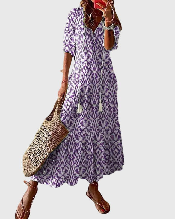 RAMONA | Boho Vintage Maxi Dress