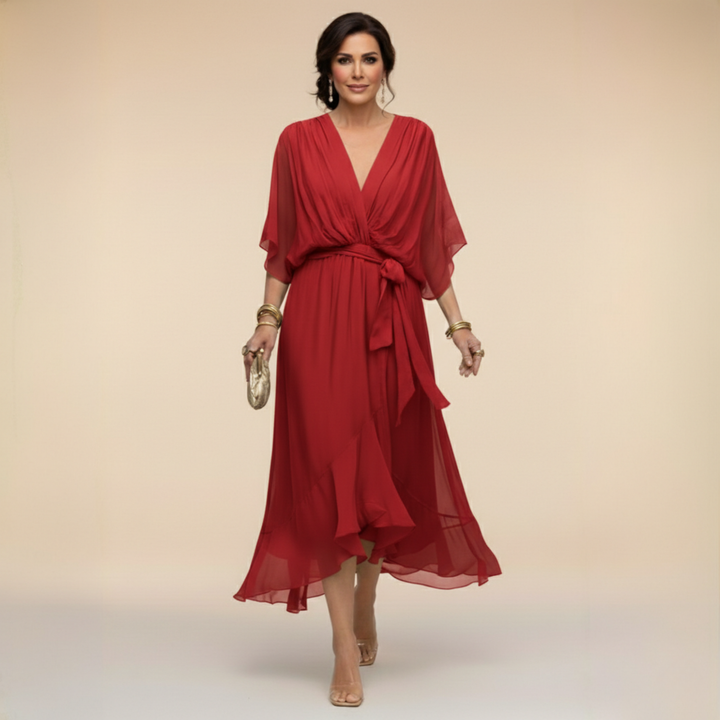 MONICA | V-neck dress