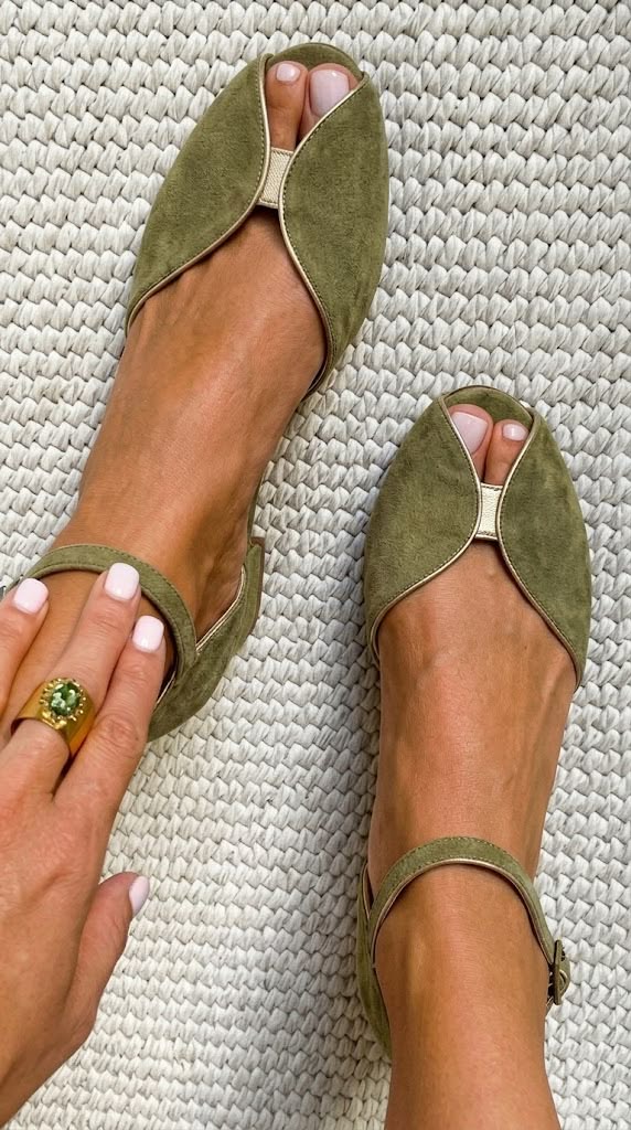 OLIVIA | Sage Green Comfort Sandals