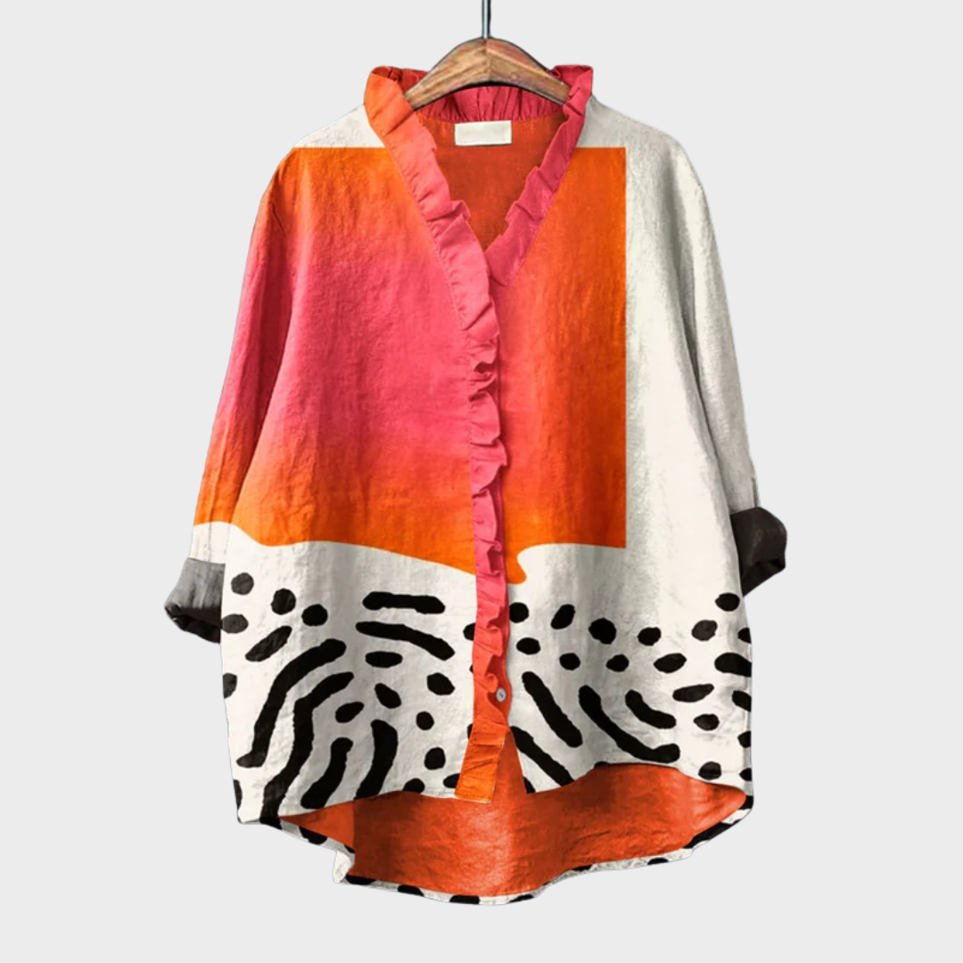 Melinda | Chemise Graphique Esprit Libre