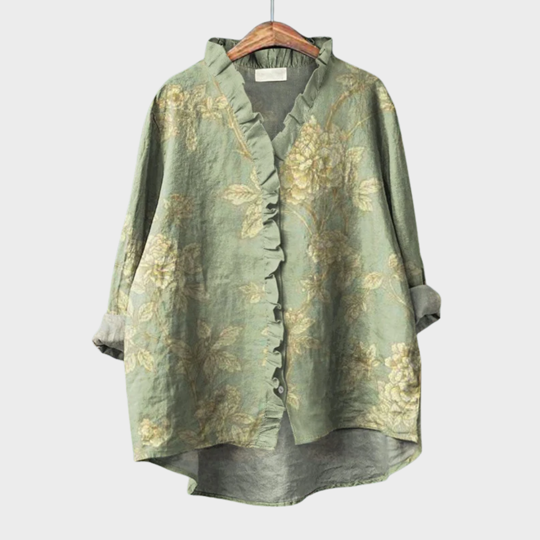 Rosalinde | Chemise Fleurie Jardin Secret