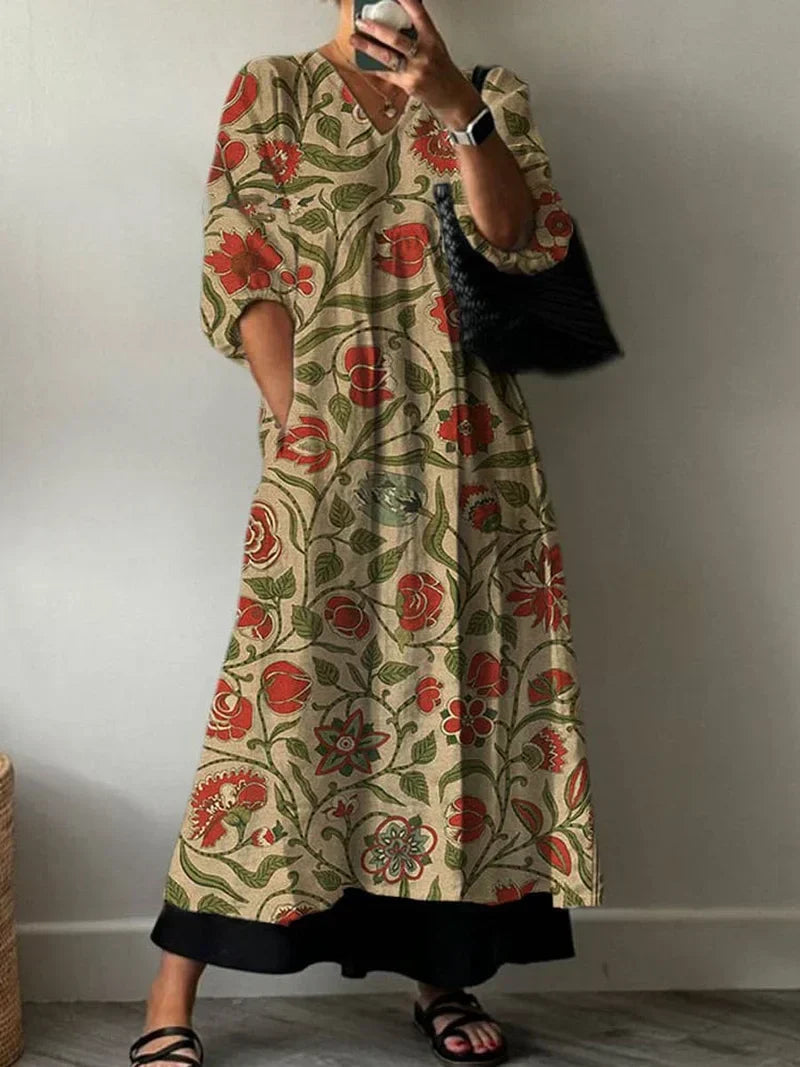Tati | Robe de Plage Fleurie Élégante