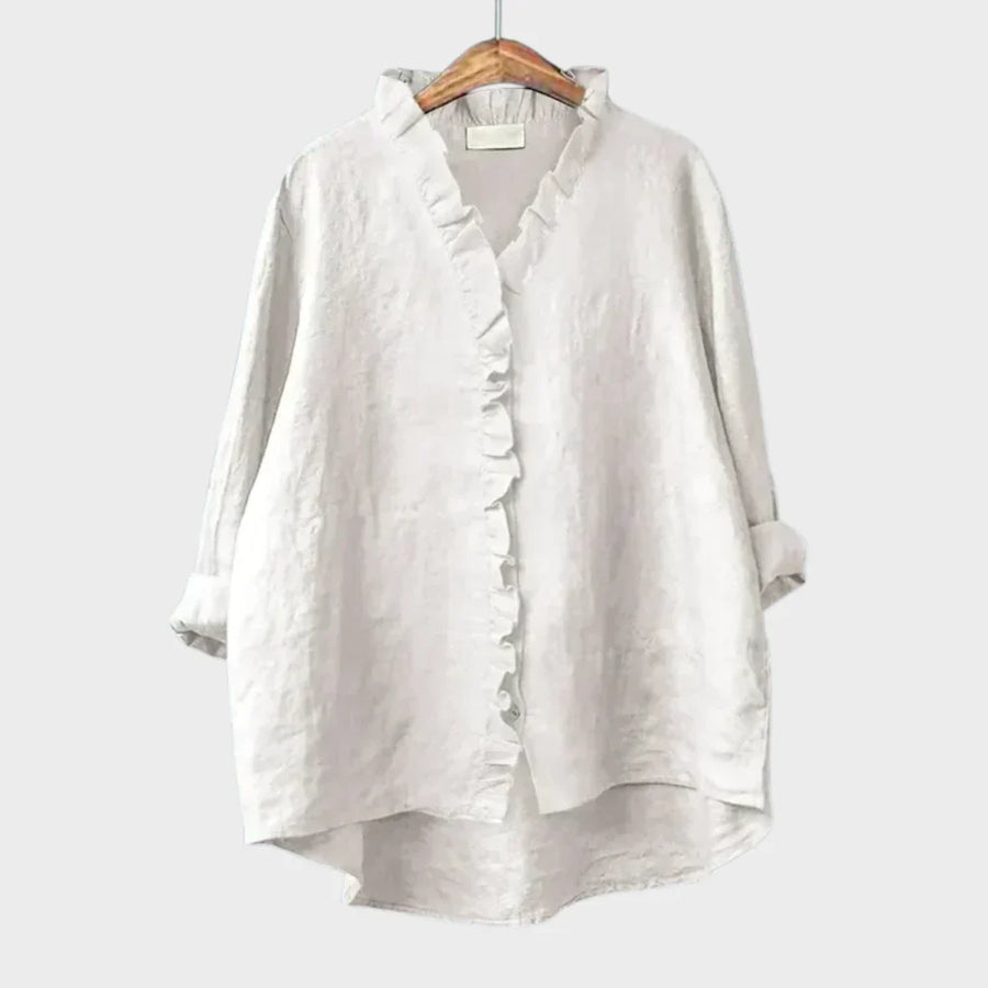 Eline | Chemise Légère aux Tons Naturels