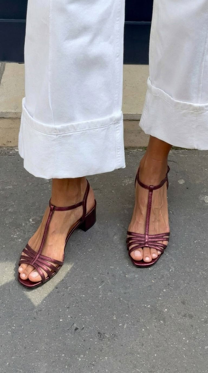 ALLEGRA | Golden Sandals Everyday Elegance