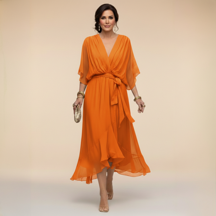 MONICA | V-neck dress