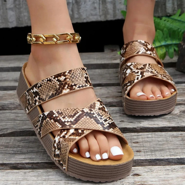ABIGAIL | Orthopaedic Leather Strap Sandals
