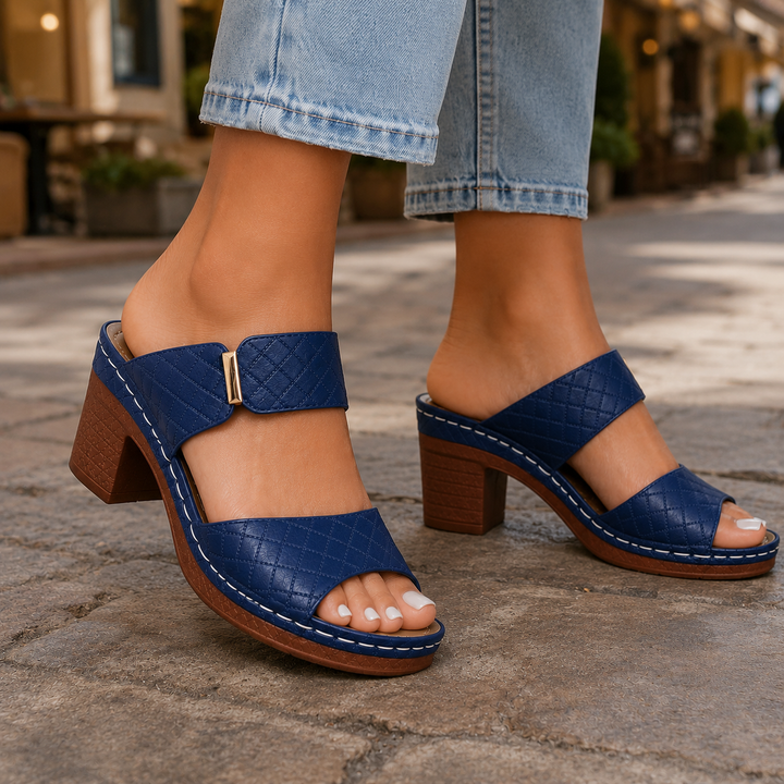 ANTONELLA | Quilted Leather Heels