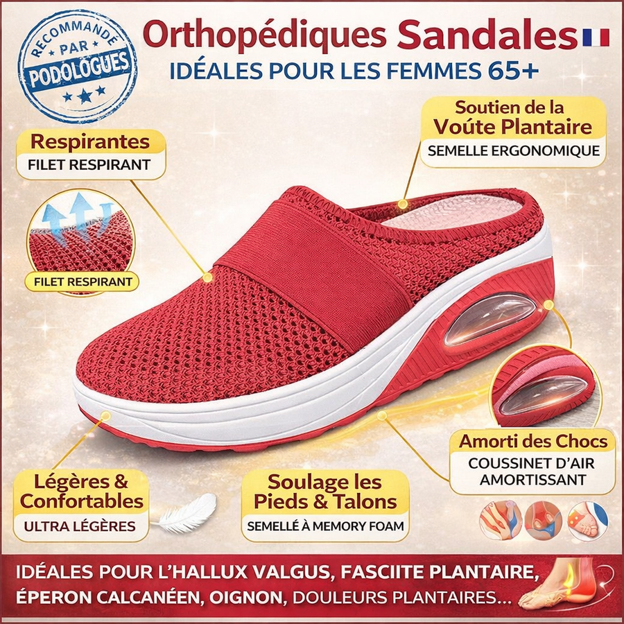 Elaine | Mules Orthopédiques Respirantes