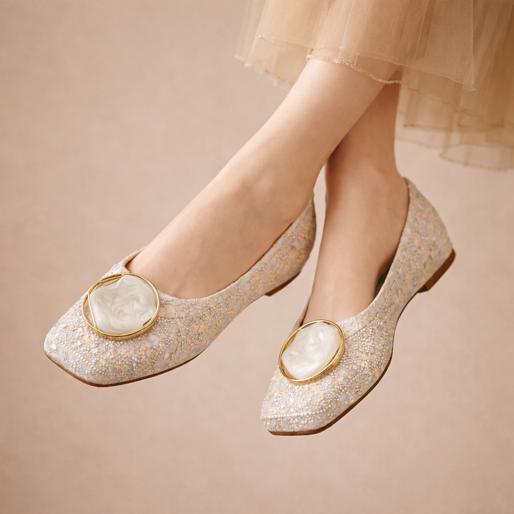 Orabella | Ballerines Dentelle Premium