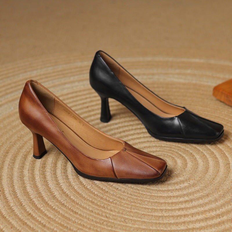 Marisol | Escarpins Bout Carré Premium