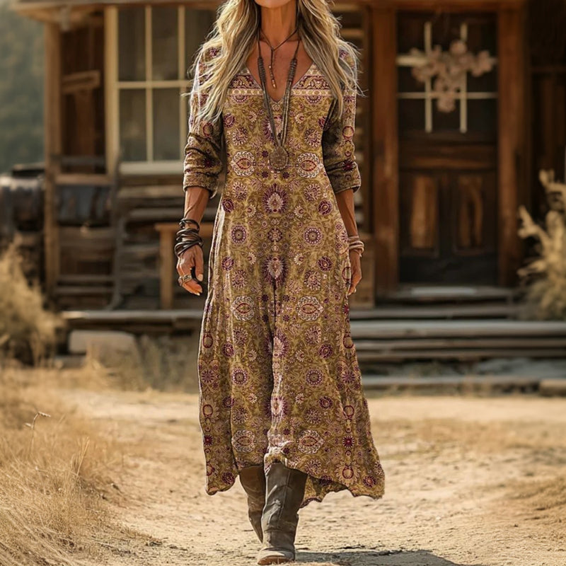 NICOLE | Bohemian Maxi Dress