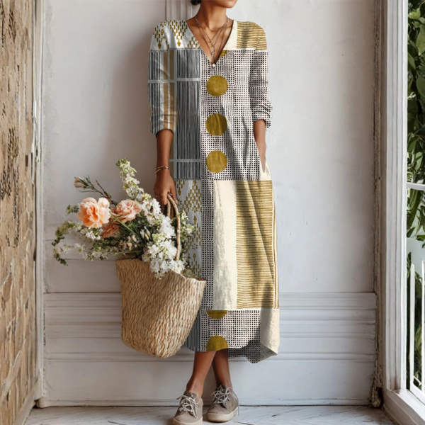 Emily | Robe Bohème Multicolore