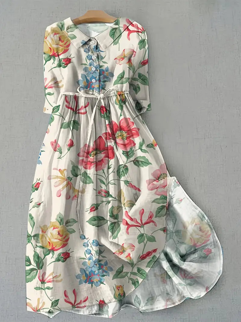 Isabelle | Robe Fleurie Classique
