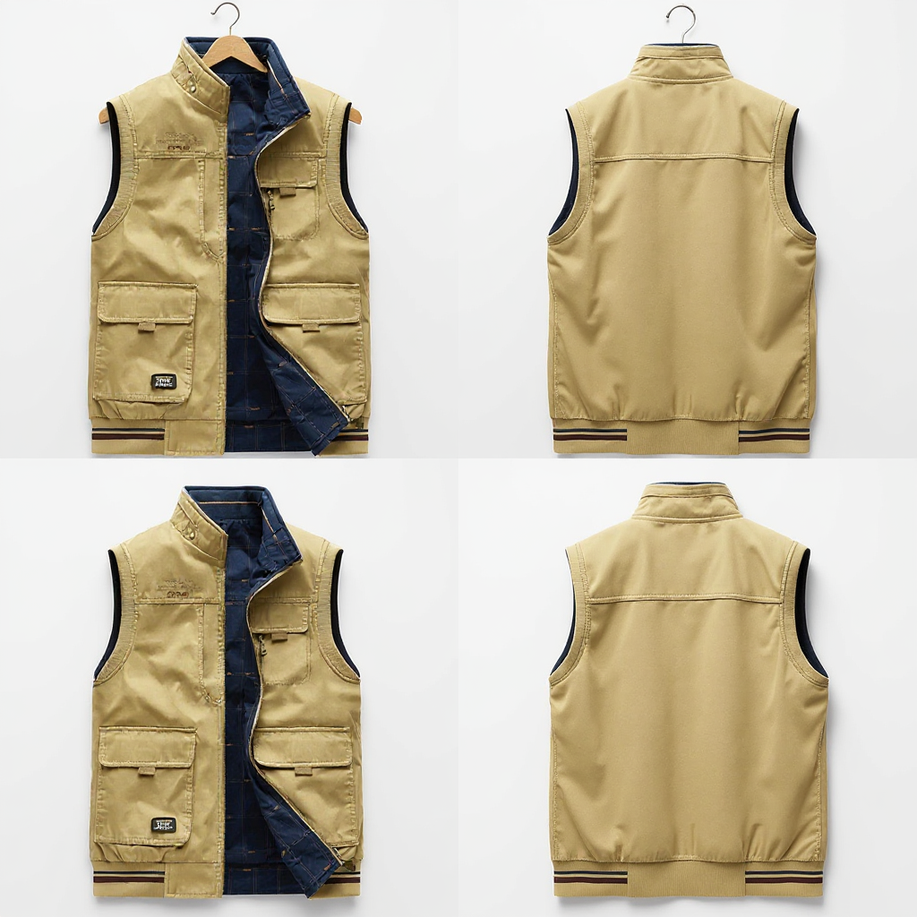 Atlas | Gilet Homme Bicolore Élégant